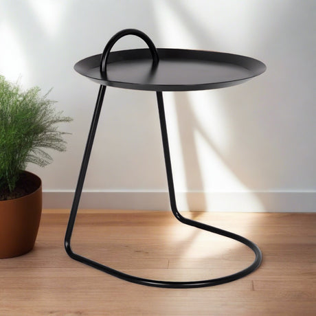 Industrial-Metal-Cantilever-Side-Table-With-Round-Top-45cm