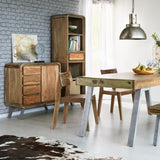 Industrial-Natural-Hard-Wood-Dining-Chair-Floating-Back-Set-of-2