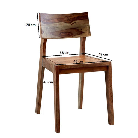 Industrial-Natural-Hard-Wood-Dining-Chair-Floating-Back-Set-of-2