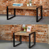 Industrial-Natural-Reclaimed-Wood-Coffee-Table-_-Side-Table-Set-With-Black-Metal-Base