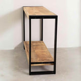 Industrial-Natural-Reclaimed-Wood-Console-Table-With-Shelf-Black-Metal-Frame-120cm