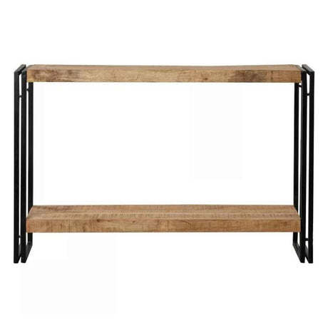 Industrial-Natural-Reclaimed-Wood-Console-Table-With-Shelf-Black-Metal-Frame-120cm