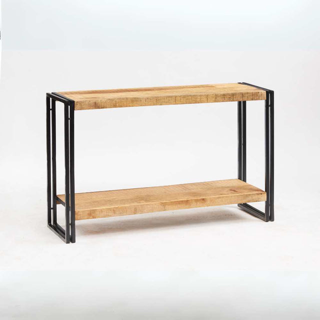 Industrial-Natural-Reclaimed-Wood-Console-Table-With-Shelf-Black-Metal-Frame-120cm