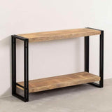 Industrial-Natural-Reclaimed-Wood-Console-Table-With-Shelf-Black-Metal-Frame-120cm