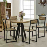 Industrial-Natural-Reclaimed-Wood-Dining-Chair-Black-Metal-Frame-Set-of-2