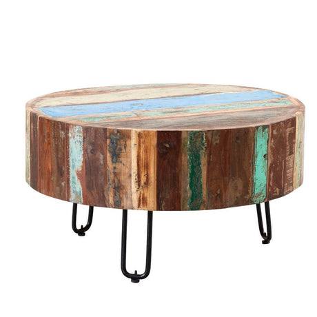 Industrial-Natural-Reclaimed-Wood-Round-Coffee-Table-Black-Metal-Legs-70cm