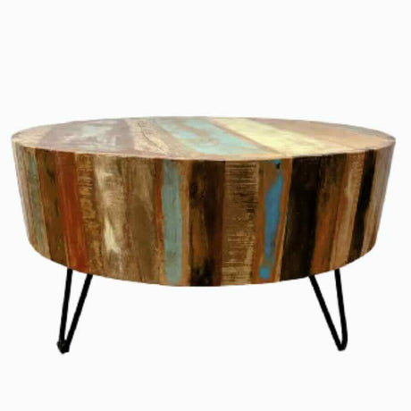 Industrial-Natural-Reclaimed-Wood-Round-Coffee-Table-Black-Metal-Legs-70cm