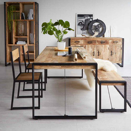 Industrial-Natural-Reclaimed-Wood-_-Metal-Dining-Bench-140cm