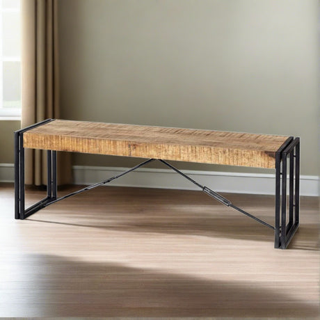 Industrial-Natural-Reclaimed-Wood-_-Metal-Dining-Bench-140cm