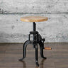 Industrial-Natural-Round-Reclaimed-Wood-_-Metal-Height-Adjustable-Crank-Side-Table