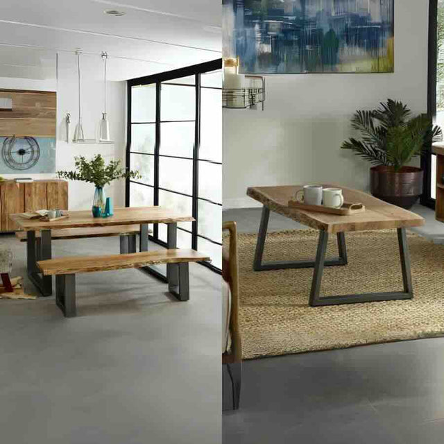 Industrial-Natural-Solid-Wood-Live-Edge-Matching-Dining-Table-_-Coffee-Table-Set-Black-Metal-Legs