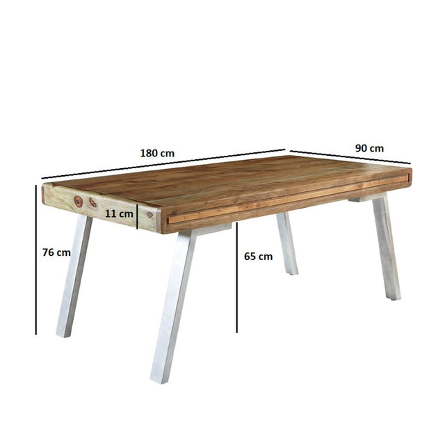 Industrial-Natural-Wood-Dining-Table-Reclaimed-Metal-Legs-180cm