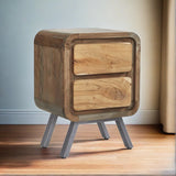 Industrial-Natural-Wood-Side-Table-With-Drawers-Reclaimed-Metal-Legs