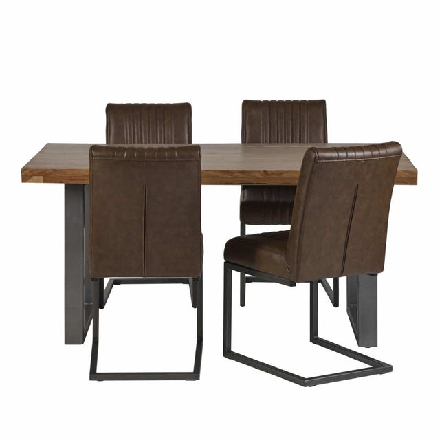 Industrial-Rectangular-6-Seater-Solid-Wood-Dining-Table-Black-Metal-Legs-160cm