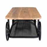 Industrial-Rectangular-Craft-Wheel-Solid-Mango-Wood-_-Black-Metal-Coffee-Table-110cm