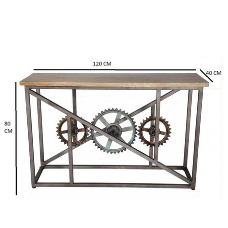 Industrial-Rectangular-Natural-Hard-Wood-Console-Hallway-Table-With-Cog-Reclaimed-Metal-Base-120cm