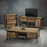 Industrial-Rectangular-Wood-Coffee-Table-With-2-Drawers-_-Storage-Black-Metal-Legs-125cm