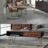 Industrial-Retro-Dark-Walnut-Wood-Dining-Table-and-Coffee-Table-Set-Gold-Legs