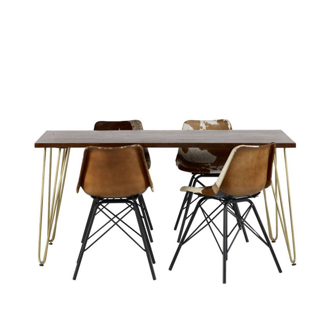 Industrial-Retro-Rectangular-Solid-Wood-Walnut-Dining-Table-With-Gold-Inlay-_-Gold-Metal-Legs-160cm