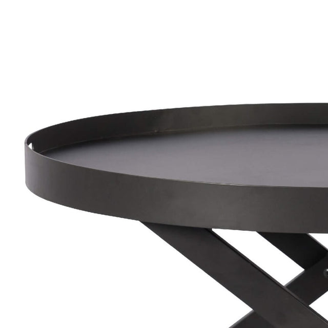 Industrial-Round-Black-Metal-Coffee-Table-With-Black-Metal-Cross-Over-Legs-75cm