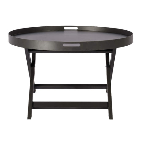 Industrial-Round-Black-Metal-Coffee-Table-With-Black-Metal-Cross-Over-Legs-75cm