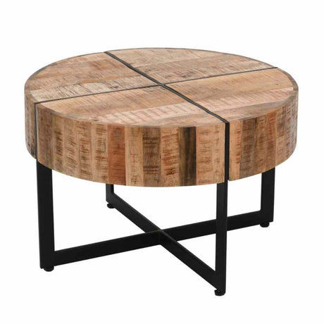 Industrial-Round-Solid-Mango-Wood-Coffee-Table-With-Black-Metal-Base-70cm