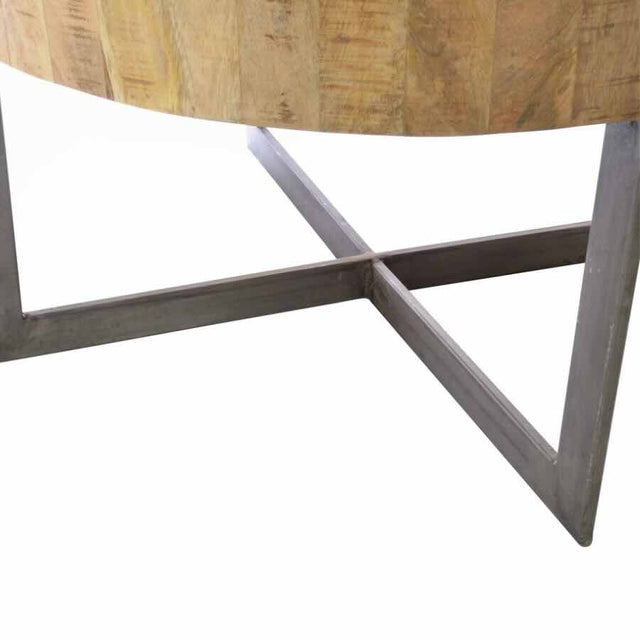 Industrial-Round-Solid-Mango-Wood-Coffee-Table-With-Black-Metal-Base-70cm