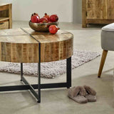 Industrial-Round-Solid-Mango-Wood-Coffee-Table-With-Black-Metal-Base-70cm