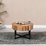 Industrial-Round-Solid-Mango-Wood-Coffee-Table-With-Black-Metal-Base-70cm