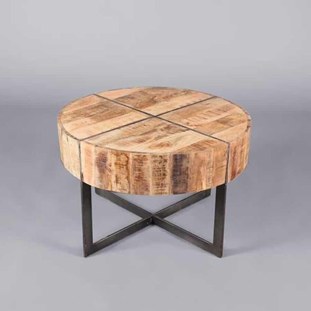 Industrial-Round-Solid-Mango-Wood-Coffee-Table-With-Black-Metal-Base-70cm