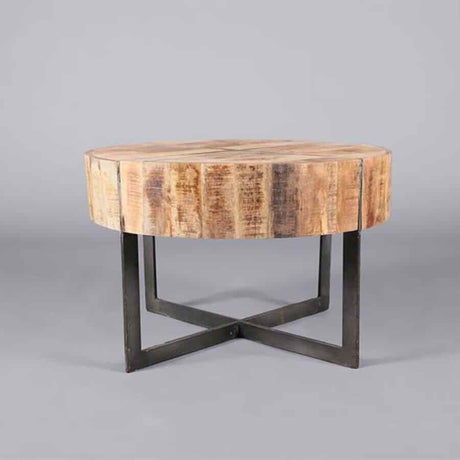 Industrial-Round-Solid-Mango-Wood-Coffee-Table-With-Black-Metal-Base-70cm