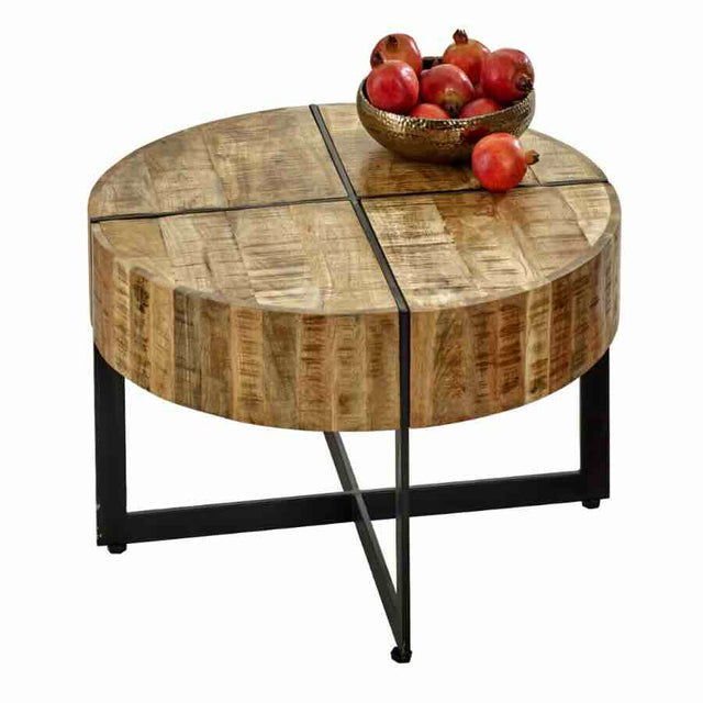 Industrial-Round-Solid-Mango-Wood-Coffee-Table-With-Black-Metal-Base-70cm