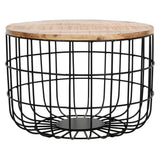 Industrial-Round-Solid-Mango-Wood-Coffee-Table-With-Black-Metal-Frame-60cm