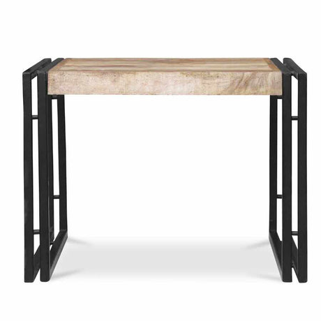 Industrial-Simple-Reclaimed-Hard-Wood-Square-Side-Table-With-Metal-Base-60cm