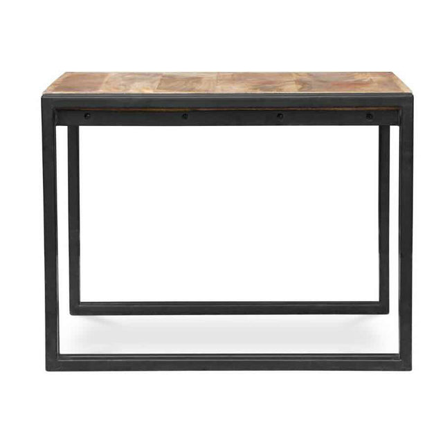 Industrial-Simple-Reclaimed-Hard-Wood-Square-Side-Table-With-Metal-Base-60cm