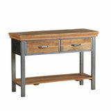 Industrial-Solid-Acacia-Wood-Console-With-Drawers-Metal-Legs