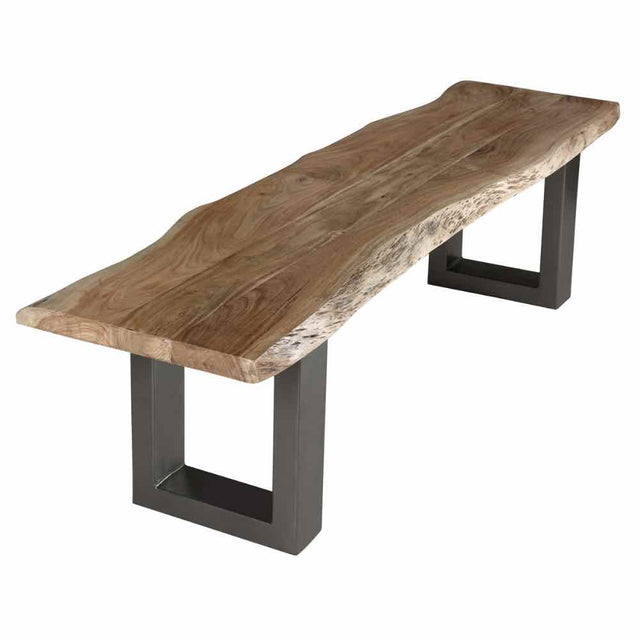 Industrial-Solid-Acacia-Wood-Dining-Bench-Black-Metal-Legs-175cm