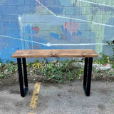 Industrial-Solid-Wood-Live-Edge-Rectangular-Console-Table-Black-Metal-Legs-100cm