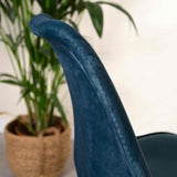 Industrial-Tulip-Style-Blue-Velvet-Dining-Chair-Black-Metal-Legs-Set-of-4