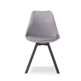 Industrial-Tulip-Style-Grey-Velvet-Dining-Chair-Black-Metal-Legs-Set-of-4