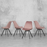 Industrial-Tulip-Style-Pink-Velvet-Dining-Chair-Black-Metal-Legs-Set-of-4