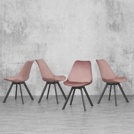 Industrial-Tulip-Style-Pink-Velvet-Dining-Chair-Black-Metal-Legs-Set-of-4