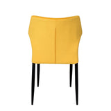 Industrial-Yellow-Velvet-Dining-Chair-Diamond-Back-Stitching-Black-Metal-Legs-Set-of-4