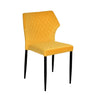 Industrial-Yellow-Velvet-Dining-Chair-Diamond-Back-Stitching-Black-Metal-Legs-Set-of-4