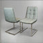 Industrial-light-grey-leather-dining-chairs-chrome-leg