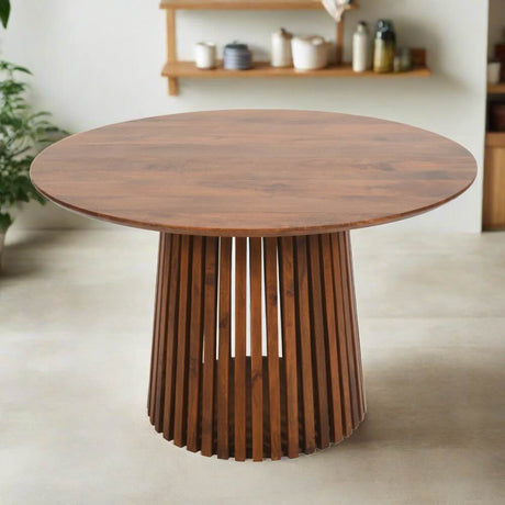 Japandi-Modern-Round-120cm-Mango-Wood-Dining-Table-4-Seater