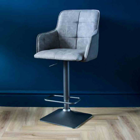  Light-Grey-Suede-Bar-Stool-Adjustable-Matte-Black_Metal-Base-Set-of-2