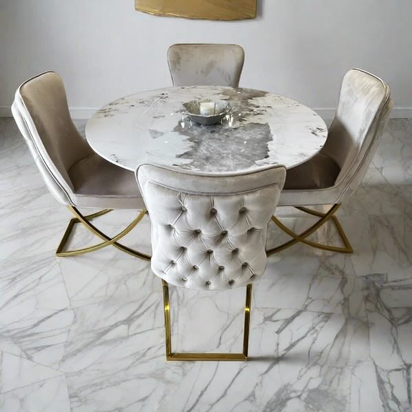 Lucien-4-Seater-White-Round-Marble-Dining-Table-With-Gold-Base-130cm