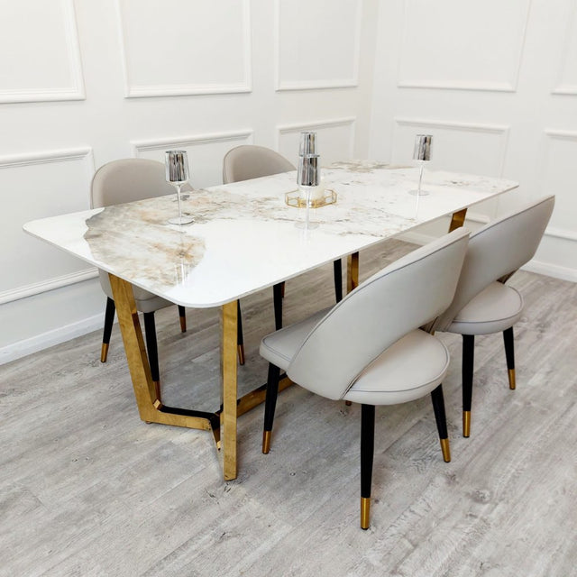 Luxury-8-Seater-white-marble-dining-table-rectangular-ceramic-top-gold-legs-180cm