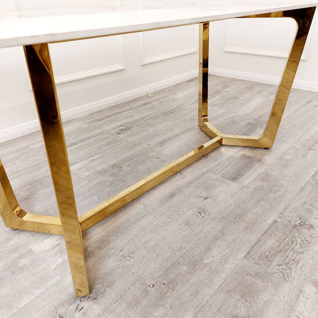 Luxury-8-Seater-white-marble-dining-table-rectangular-ceramic-top-gold-legs-180cm